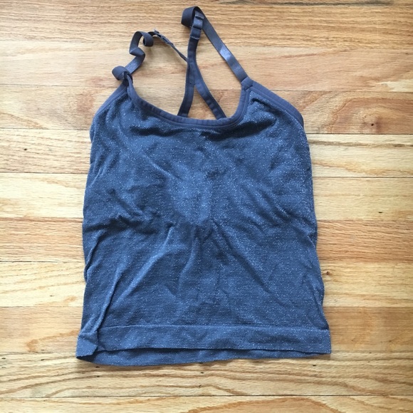 JoyLab Tops - joy lab sparkle gray racerback tank S